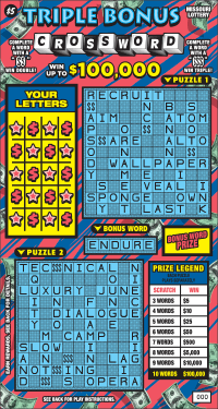 Triple Bonus Crossword